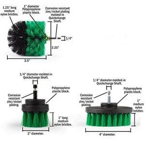 Brush Drill Attachment Kit &Drill Brush Pads &amp; Kitchen Cleaning Brush &Oven Rack Cleaning &Scrub Brush