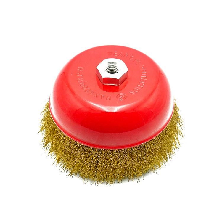 High Quality Stainless Steel Crimped Wire Cup Brush for Polishing