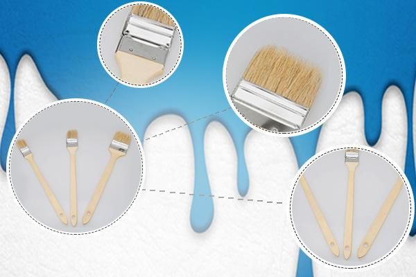 China Wholesale Long Handle Wooden Nature Bristle Paint Brush