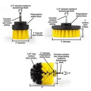 Drill Electric Brush Washer Porcelain Cleaner