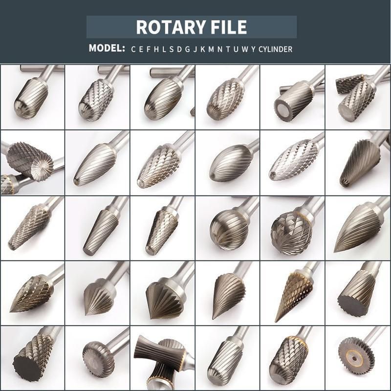 Type a Cylindrical Carbide Bur A0613 Tungstena Carbide Rotary Burrs