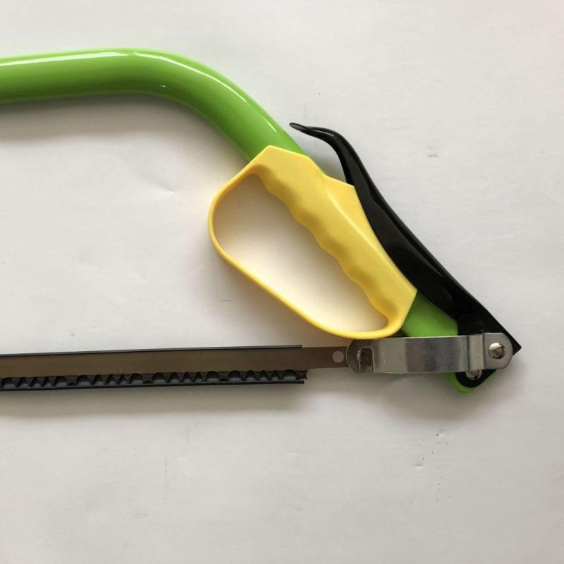 Professional Hacksaw Frame Adjustable Wood Cutting Hacksaw Frame with Plastic Handle Garden Saw