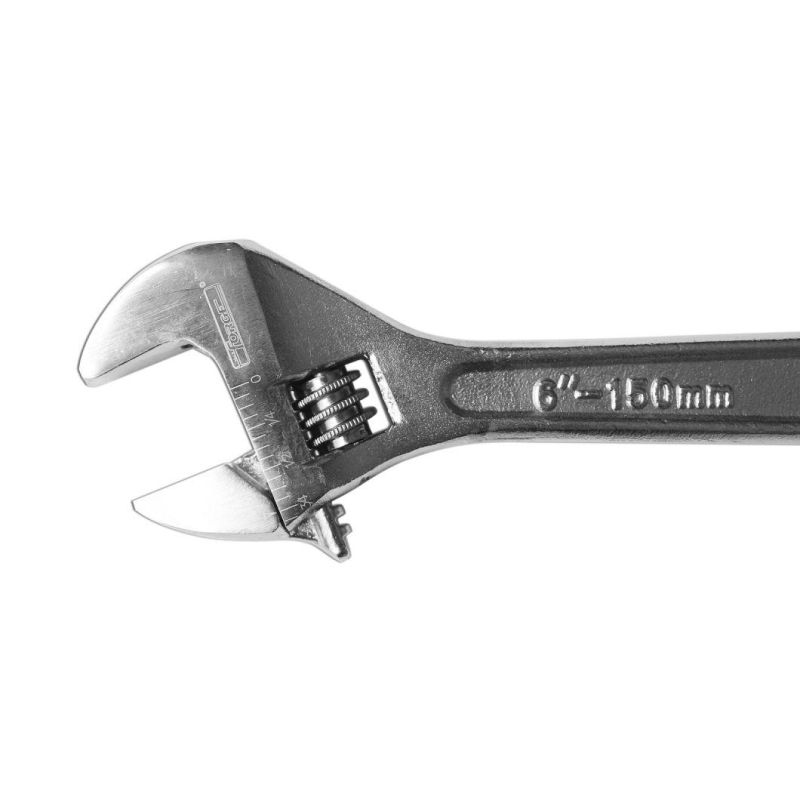 Superior Spanners 6" Drop Forged Steel Chrome Plated Adjustable Wrench