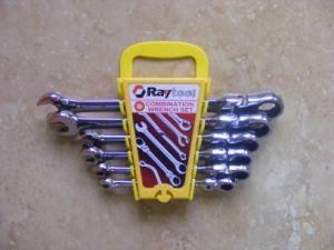 Mirror Polished Flexible Combination Ratchet Wrench Set