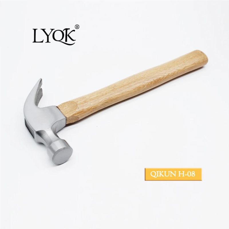 H-08 Construction Hardware Hand Tools Steel Tublar Handle American Type Claw Hammer