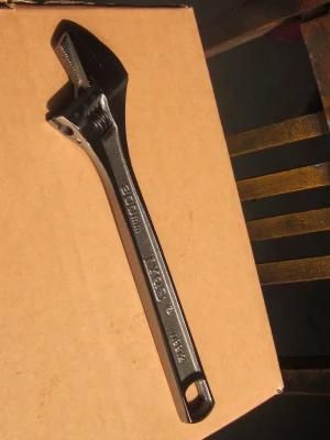 European Type Chrome Vanadium Forged Adjustable Wrench/Spanner