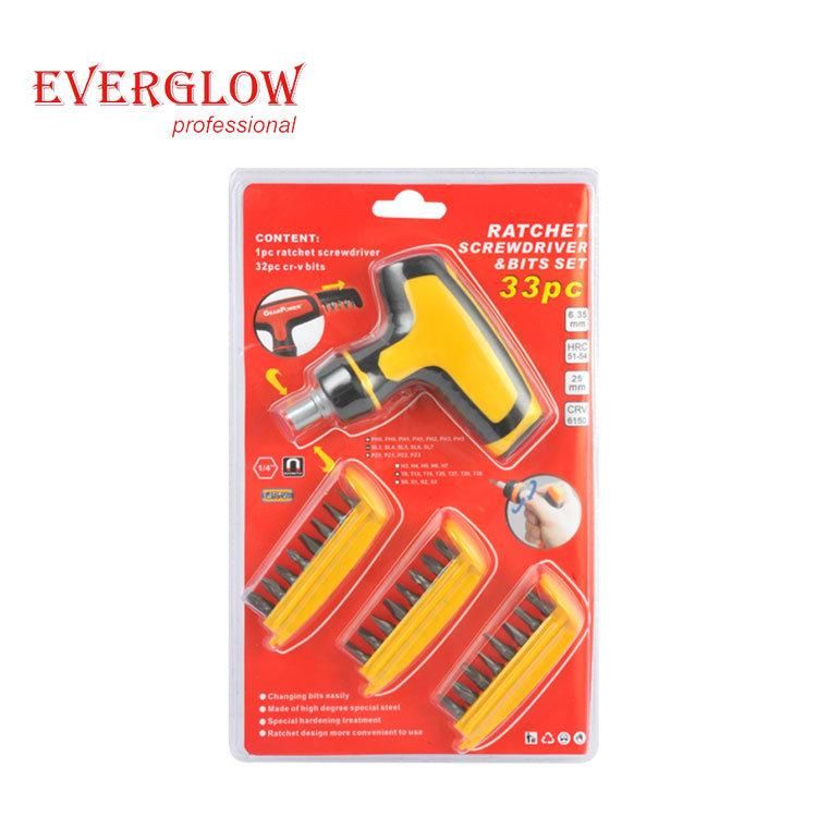 31PC T-Handle Bits Screwdriver Set