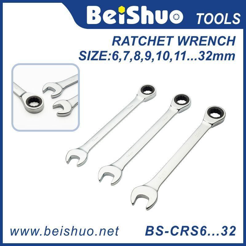 Professional Flexible Head Ratchet Combination Spanner