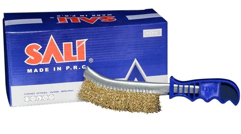 Sali Good Quality Brass Coated Hcs/Stainless Steel Iron Knife Brush