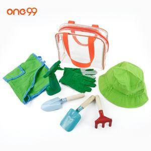 One99 Kids Garden Tools Bag 8 PCS Children Gardening Tools Set Garden Tools Mini Trowel Rake Spade