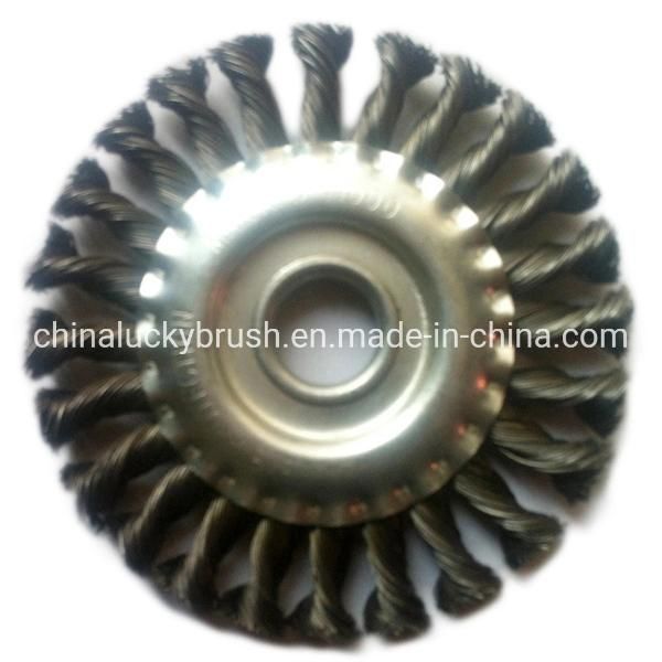 5 Inch Double Twist Knot Wheel Brush (YY-055)