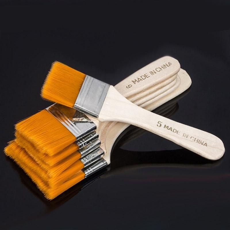 Plastic Handle Power Paint Painting Flat Brush with Fast Delivery