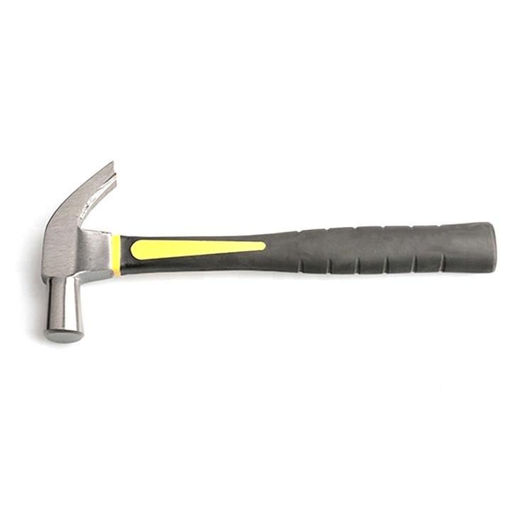 Wood Handle Fiberglasses Claw Hammer Forging Hammer in Guangzhou