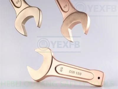 Spark Resistant Tools Slogging/Hammer/Striking Wrench/Spanner, Open End, 50mm, Atex