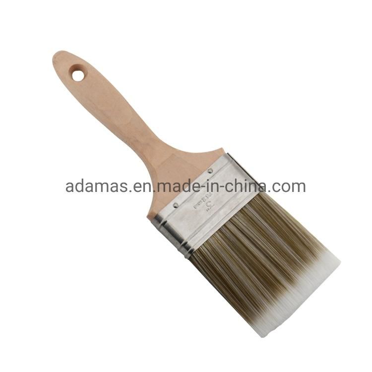 Synthetic Filament Paint Brush with Wooden Handle