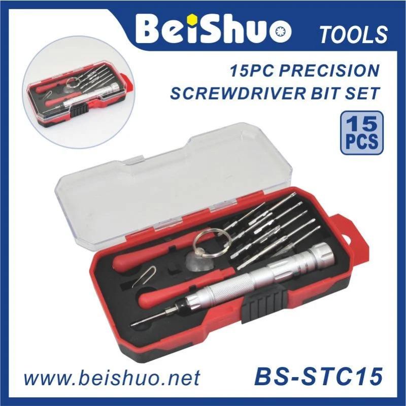 15-Pieces Precision Screwdriver Bit Set for Homeware