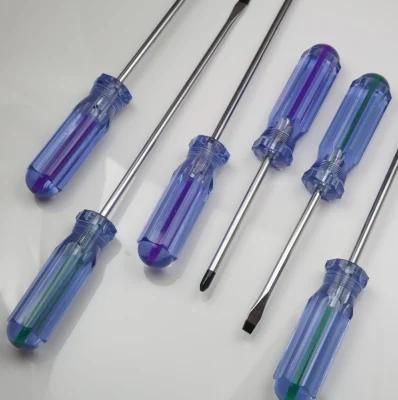 Factory Price Double Color PVC Handle Safety Screwdriver