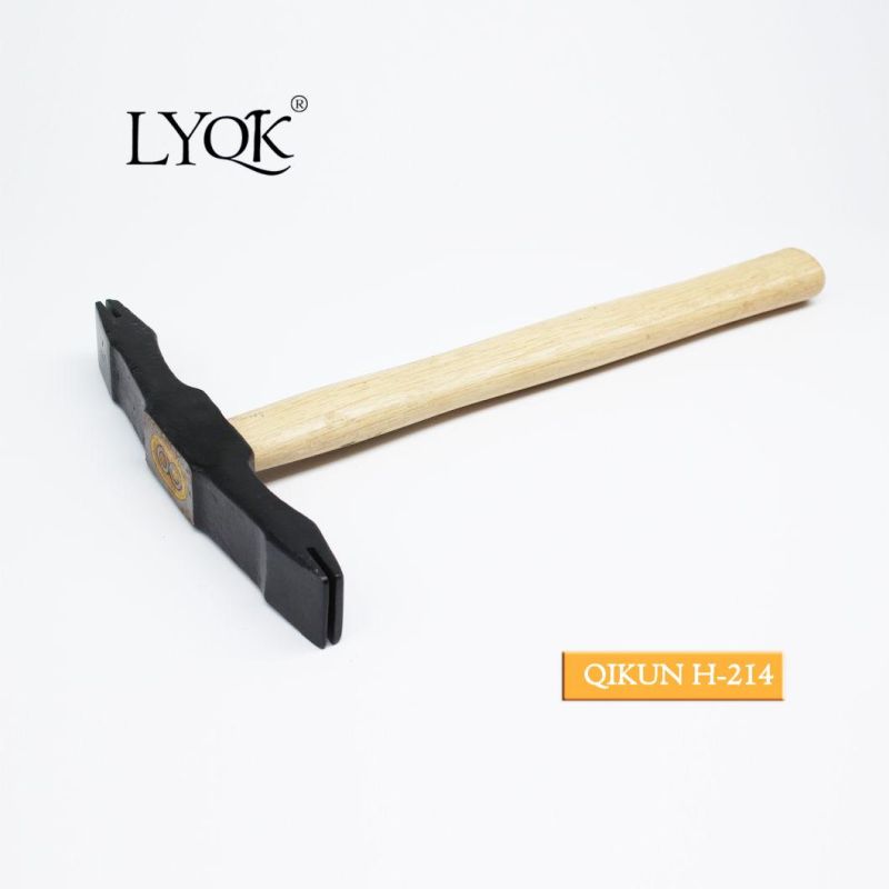 H-213 Construction Hardware Hand Tools Plastic Coated Handle German Type Stoning Stone Hammer