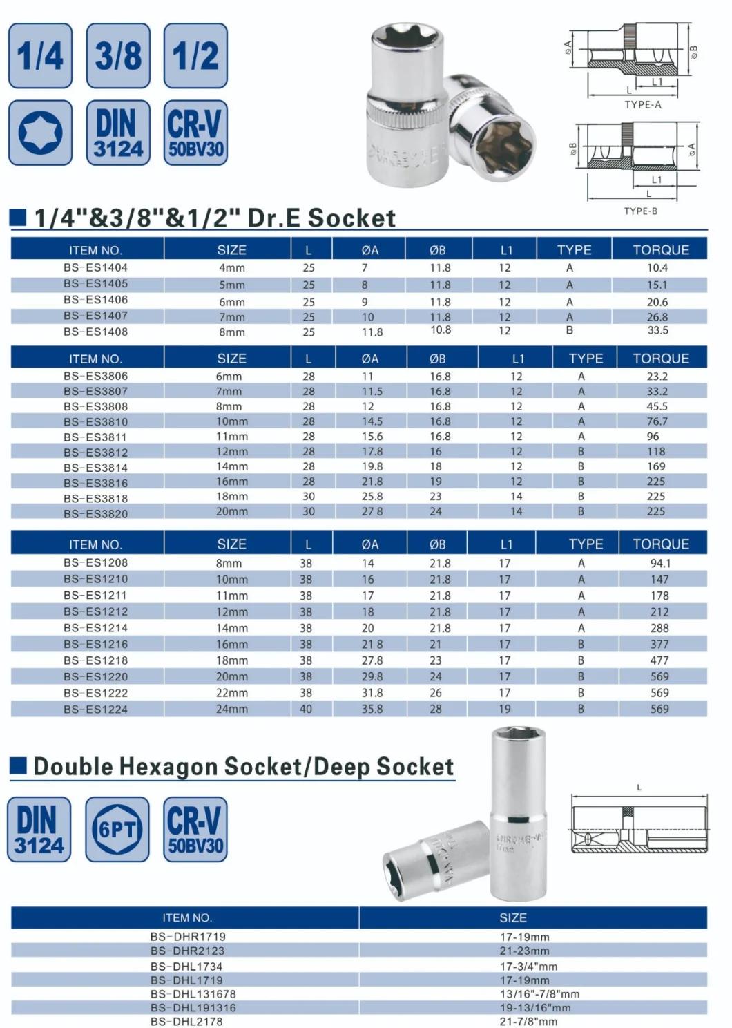 1/4" Dr. Socket - Hand Tool -Hardware Tool