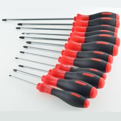 High Quality Cr-V Black Magnetic Cr-V Screwdriver with Hardness