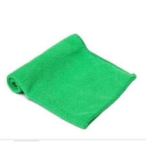 Blue Soft Absorbent Wash Cloth Car Auto Care Microfiber Cleaning Abd Drill Brush