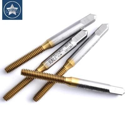 Hsse-M42 JIS with Tin Forming Taps W 1/8 5/32 3/16 7/32 1/4 5/16 3/8 7/16 1/2 Machine Screw Thread Tap