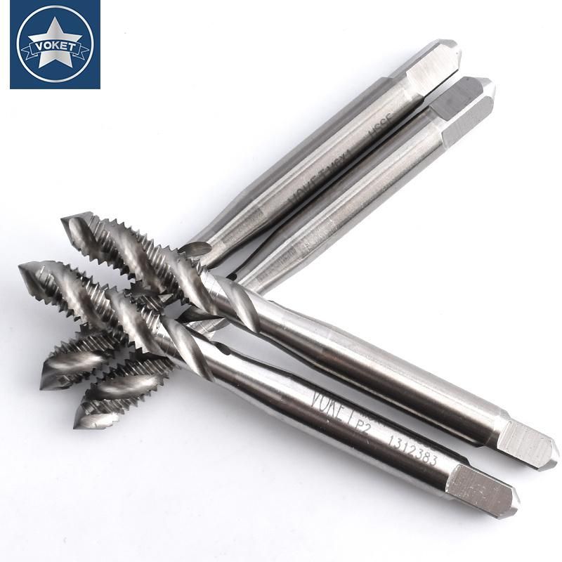 Hsse-M35 Needle Thread Spiral Fluted Tap Sm 3/32 1/8 9/64 11/64 3/16 13/64 15/64 1/4 9/32 3/8 Machine Screw Thread Tap