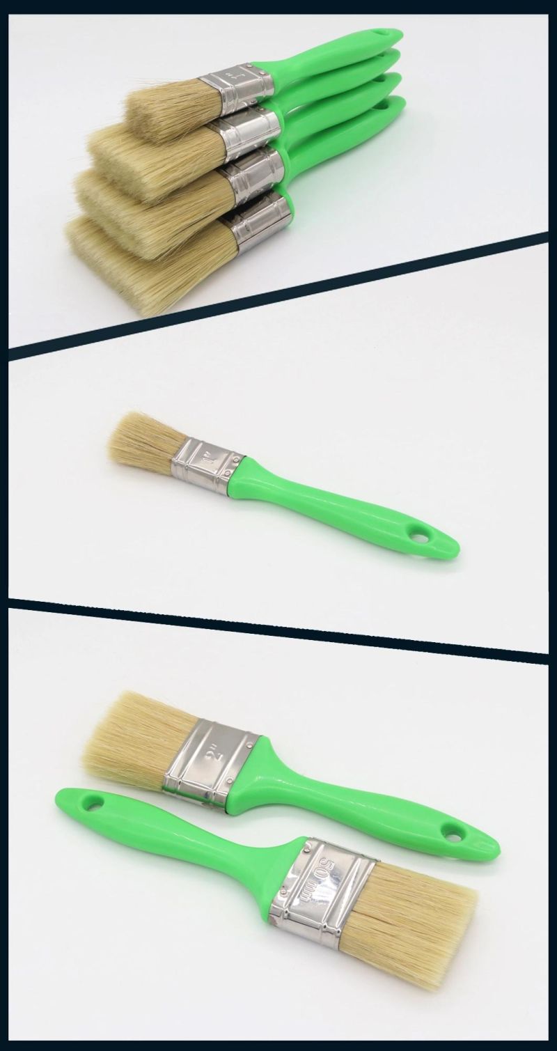 3′′ Plastic Handle Pure Bristle Paint Brush with Good Quality