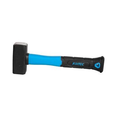 Fixtec Handtool 1000g Stoning Hammer with Fiber Glass Handle