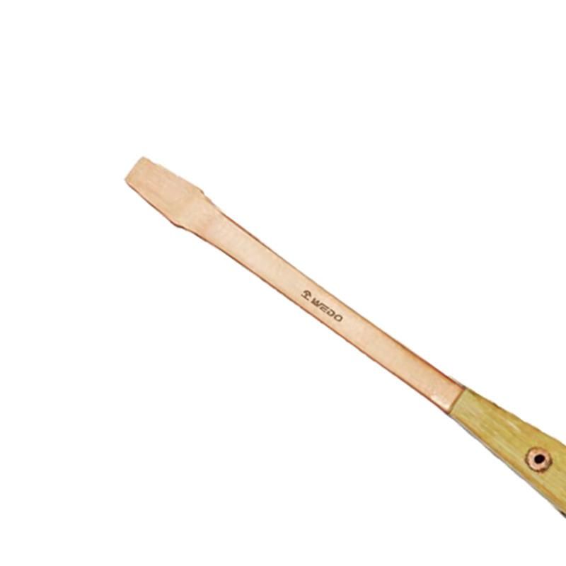 WEDO Beryllium Copper Flat-Head Screwdrive High Quality Non Sparking Slotted Screwdriver Wooden Handle