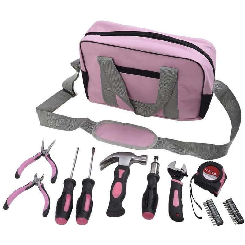 Pretty 11PCS Ladies′ Home Reparing Kit Pink Hardware Tool Sets, Hand Tool Set