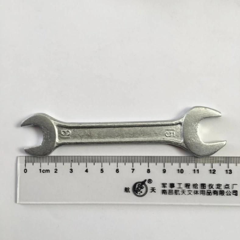 Galvanized Forging Wrench Double End Manual Open End Solid Wrench