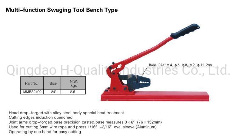 Red Painted Bench Type Multi-Function Swaging Tool for Pressing Sleeves