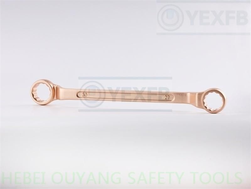 Non Sparking Wrench/Spanner, Double Ring End, 27*30mm Atex Tools