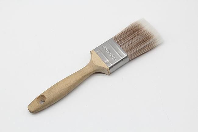 Short Handle Paint Brush with Tapered Filament