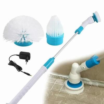 Electric Cleaning Brush, Wireless Charging Long Handle, Automatic Rotation, Retraction Brush