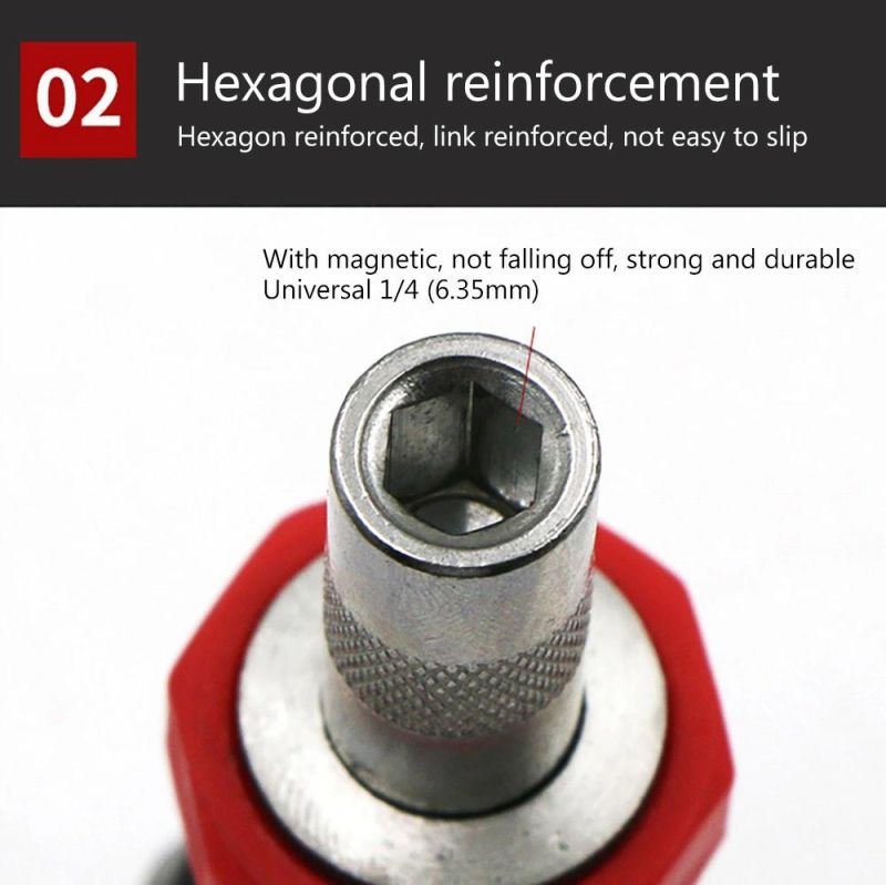 Small Square Handle Ratchet Screwdriver, 6.35mm Inner Hexagon Socket, Mini Ratchet Screwdriver