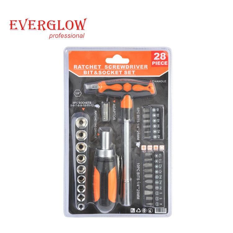 27PC T-Handle Bits Screwdriver Set