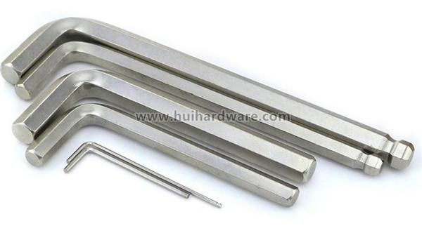 Nickel-Plated Long Arm Cr-V Ball End Hex Spanner