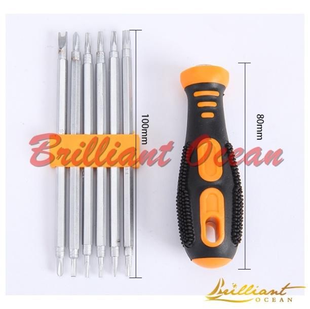 High Quality Carbon Steel Screwdriver with Non-Slip Handle