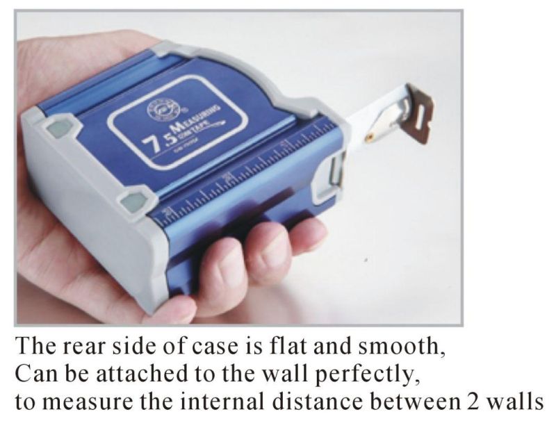 0.12mm Blade Width 2m/3m/5m/5.5m/7.5m Aluminium Case Steel Measure Tape