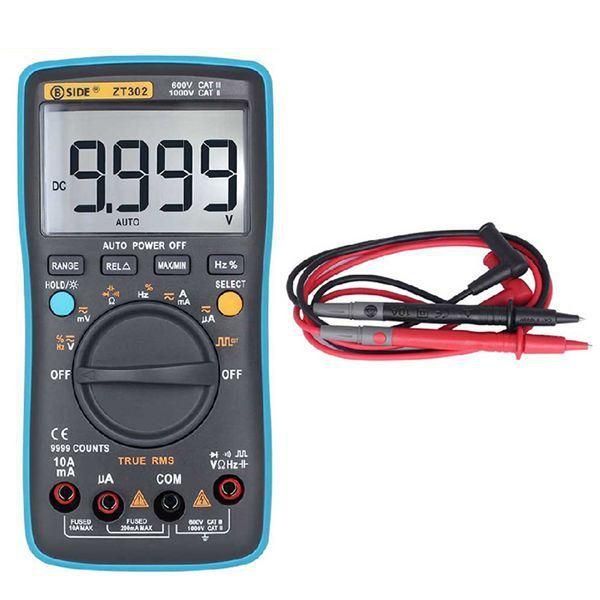 Zt302 Capacitance Tester, Digital Multimeter, Portable Multimeter, Digital Ammeter I29997