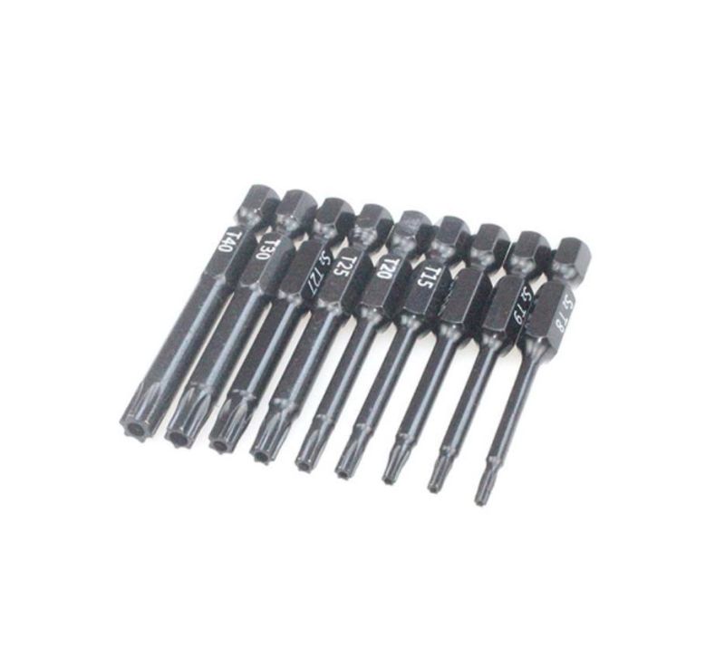 Hollow Plum Blossom Extended S2 Bits Hexagon Shank Screwdriver Bit Screwdriver Set