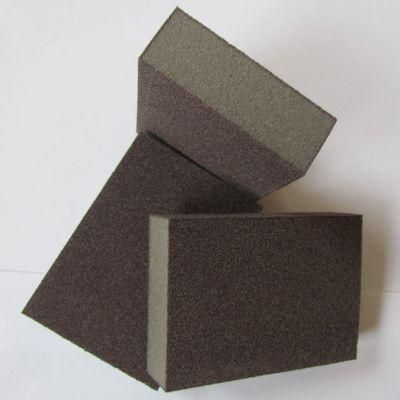 High Quality Four Side Abrasive Polishing Sponge Scrubber