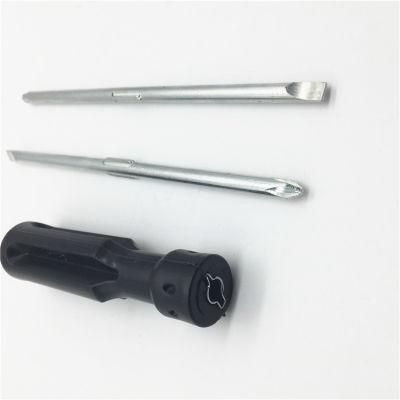 High Quality PVC Handle Dual Purpose pH Head Steel Blade Screwdriver