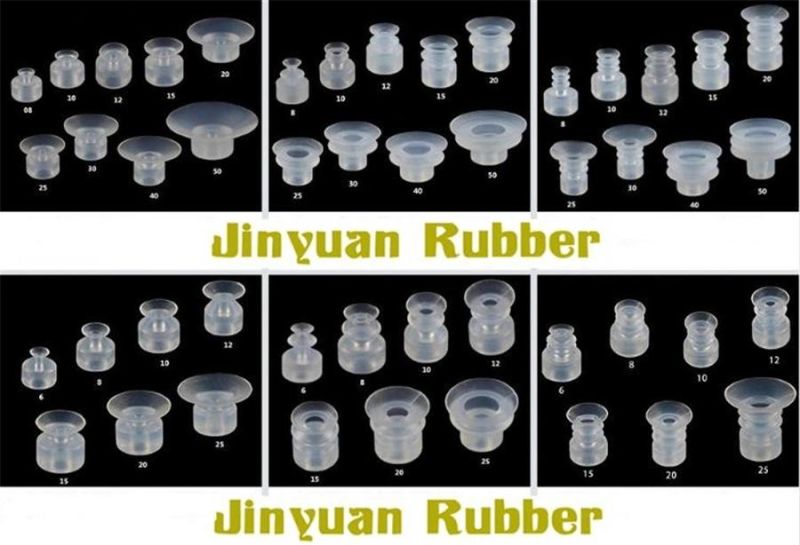 Mini Vacuum Silicone Rubber Hooks and Suction Cups for Robot