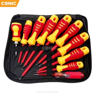 Multifunction Electrician Screw Driver Bit Set Resistant to 1000V High Voltage Insulated Screwdriver Bits