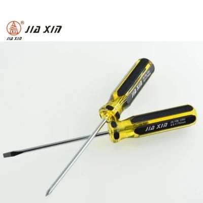 Hand Tools 75mm-300mm Cr-V Transparent Handle Cross/Phillips Head Screwdriver