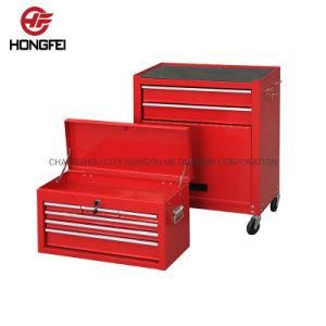 Tough Composite Aluminum Drawer Pulls Tool Chest with Tools