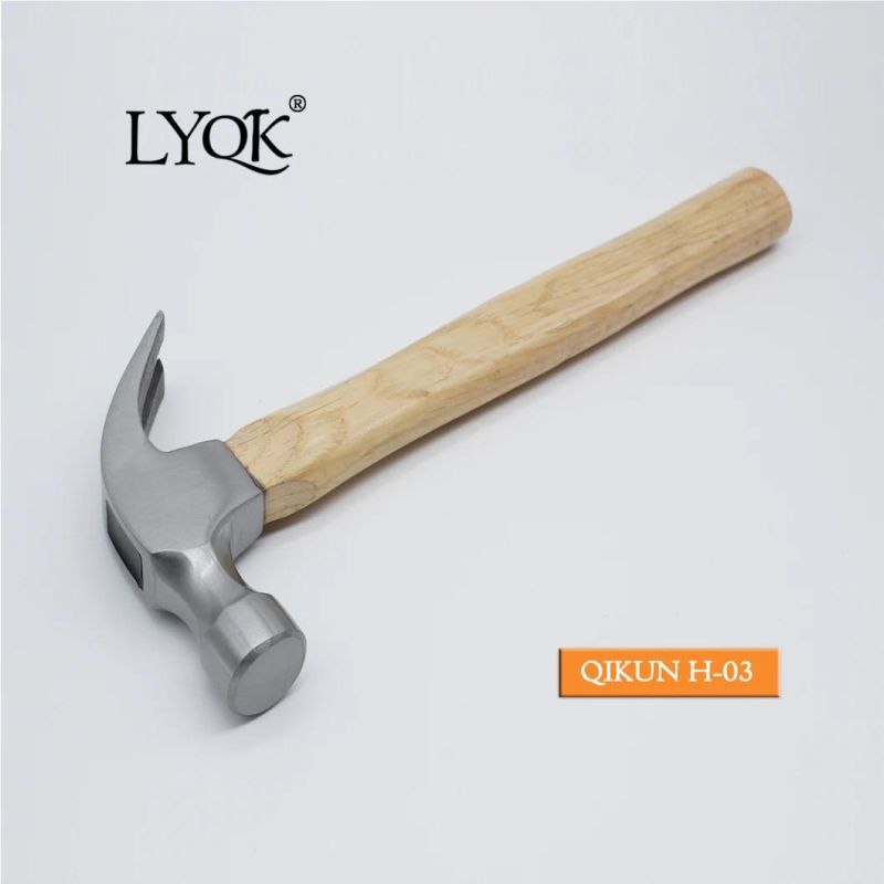 H-01 Construction Hardware Hand Tools Hickory Handle American Type Claw Hammer